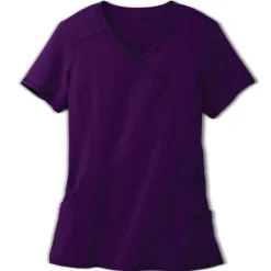 Infinity Scrub Tops*Women's Mock Wrap Scrub Top