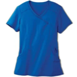 Infinity Scrub Tops*Women's Mock Wrap Scrub Top