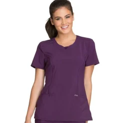 Infinity Scrub Tops*Women's Round Neck Scrub Top