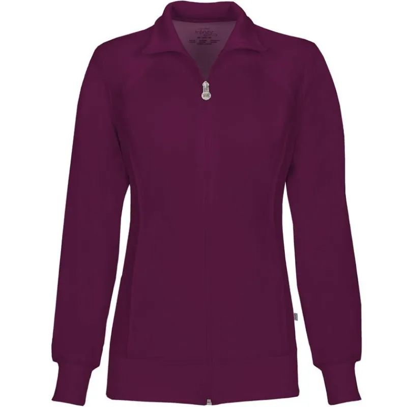 Infinity Lab Coats & Jackets*Women's Zip-Front Warm-Up Scrub Jacket