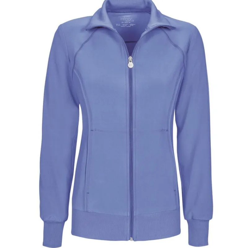 Infinity Lab Coats & Jackets*Women's Zip-Front Warm-Up Scrub Jacket