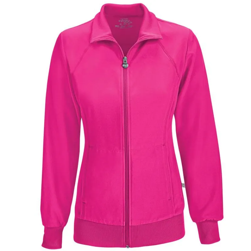 Infinity Lab Coats & Jackets*Women's Zip-Front Warm-Up Scrub Jacket