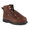 Iron Age Non-Slip Boots | Met Guard*Men's 6" Ground Breaker Steel Toe Met Guard Work Boot Brown