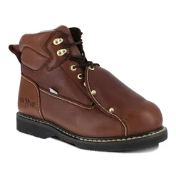 Iron Age Non-Slip Boots | Met Guard*Men's 6" Ground Breaker Steel Toe Met Guard Work Boot Brown