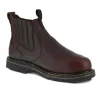 Iron Age Non-Slip Boots | Met Guard*Men's 6" Ground Breaker Steel Toe Met Guard Pull On Work Boot Brown