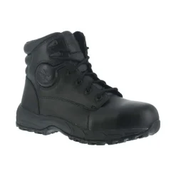 Iron Age Steel Toe | Work Boots*Men's 6" Ground Finish Steel Toe Work Boot Black