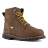 Iron Age Non-Slip Boots | Met Guard*Men's Groundbreaker 6" Steel Toe Met Guard Work Boot Brown