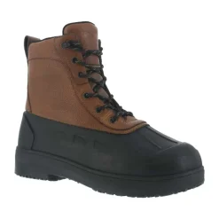 Iron Age Rubber Boots | Non-Slip Boots*Women's Compound Composite Toe Waterproof Rubber Bottom Boot Black / Brown