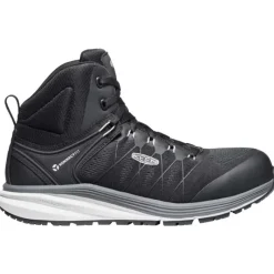 KEEN Utility Non-Slip Boots | Non-Steel Safety Toe*KEEN Ultility Men's Vista Energy Mid Carbon Toe Hiker Vapor/black