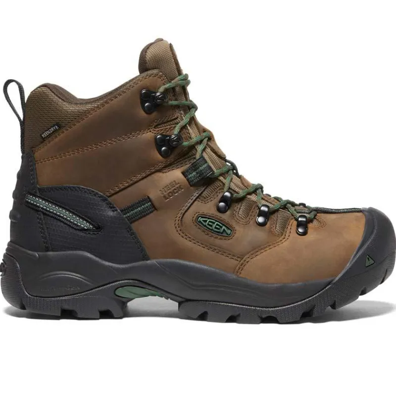 KEEN Utility Non-Slip Boots | Non-Steel Safety Toe*Men's 6" Pittsburgh Energy Waterproof Carbon-Fiber Toe Hiker Cascade Brown/greener Pastures
