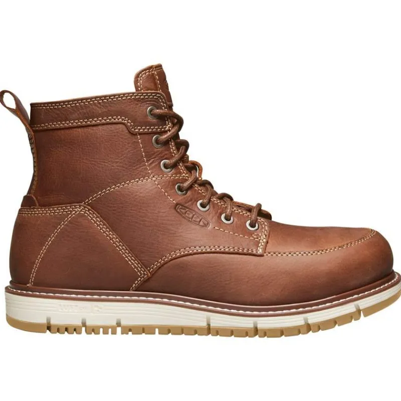 KEEN Utility Non-Slip Boots | Work Boots*Men's 6" San Jose Aluminum Toe Waterproof Work Boot Gingerbread/gum