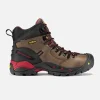 KEEN Utility Non-Slip Boots | Steel Toe*Men's Pittsburgh Steel Toe Waterproof Hiker Workboot Bison
