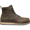 KEEN Utility Non-Slip Boots | Work Boots*Men's San Jose 6" Waterproof Aluminum Toe Wedge Work Boot Cascade Brown/black