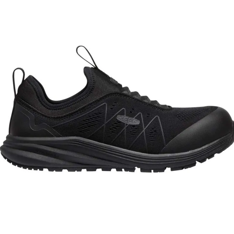 KEEN Utility Athletic | Non-Slip Shoes*Men's Vista Energy Shift ESD Carbon-Fiber Toe Athletic Work Shoe Black / Black