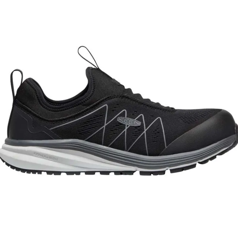 KEEN Utility Non-Slip Shoes | Athletic*Men's Vista Energy Shift Carbon-Fiber Toe Athletic Work Shoe Vapor/black