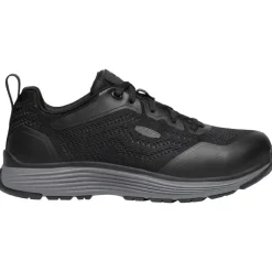KEEN Utility Non-Slip Shoes | Athletic*Women's Sparta II ESD Aluminum Toe Athletic Work Oxford Steel Gray / Black