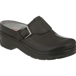 Klogs Non-Slip Healthcare | Non-Slip Healthcare*Women's Austin Buckle Clog Black Smooth