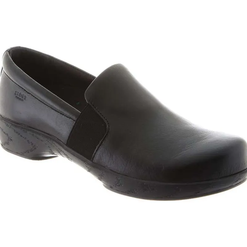 Klogs Non-Slip Shoes | Footwear*Women's Maven Leather Slip On Black Full Grain