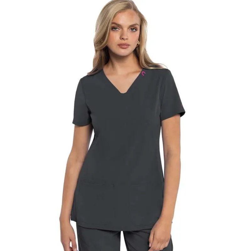 Med Couture Amp Scrub Tops*Women's Shaped V-neck Scrub Top