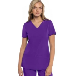 Med Couture Amp Scrub Tops*Women's Shaped V-neck Scrub Top