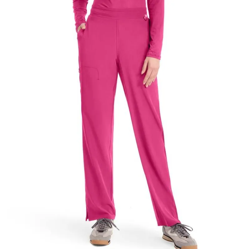 Med Couture Amp Scrub Pants*Women's Straight Leg Pull-On Cargo Scrub Pant