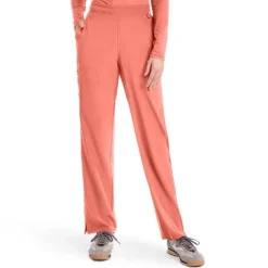 Med Couture Amp Scrub Pants*Women's Straight Leg Pull-On Cargo Scrub Pant