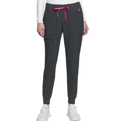 Med Couture Amp Scrub Pants*Women's Zip Cargo Pocket Jogger Scrub Pant