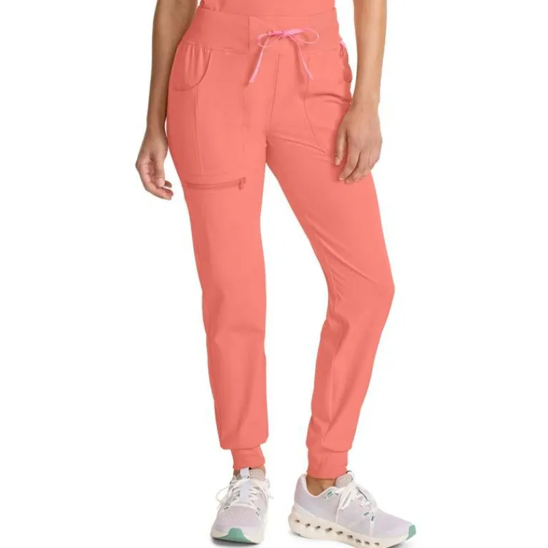 Med Couture Amp Scrub Pants*Women's Zip Cargo Pocket Jogger Scrub Pant