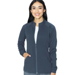 Med Couture Touch Lab Coats & Jackets*Women's Raglan Warm-Up Scrub Jacket