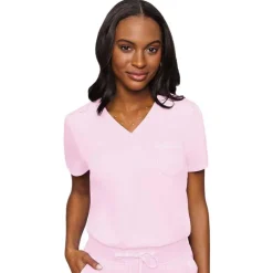 Med Couture Touch Scrub Tops*Women's V-Neck Tuck-In Scrub Top