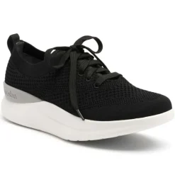 Moshn by KLOGS Footwear | Non-Slip Healthcare*Women's Leap Knit Athletic Oxford Black