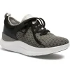 Moshn by KLOGS Footwear | Non-Slip Healthcare*Women's Rhythm Smartknit Sporty Athletic Oxford Charcoal