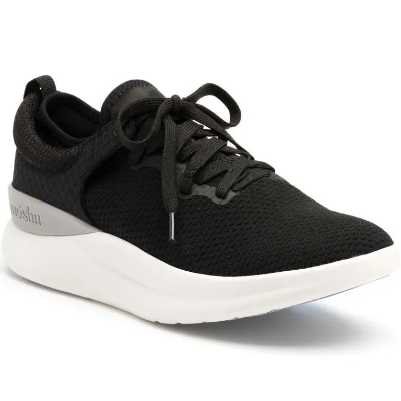 Moshn by KLOGS Footwear | Non-Slip Healthcare*Women's Rhythm Knit Athletic Oxford Black