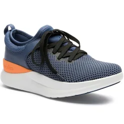 Moshn by KLOGS Footwear | Non-Slip Healthcare*Women's Rhythm Smartknit Sporty Athletic Oxford Blue Indigo