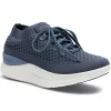 Moshn by KLOGS Footwear | Non-Slip Healthcare*Women's Vigor Smartknit Sporty Athletic Slip On Blue Indigo