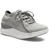 Moshn by KLOGS Footwear | Non-Slip Healthcare*Women's Vigor Smartknit Sporty Athletic Slip On Silver Cloud