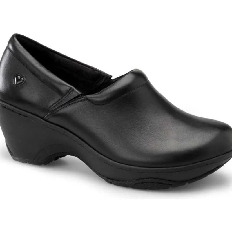 Nursemates Non-Slip Healthcare | Non-Slip Healthcare*Women's Smooth Bryar Slip On Shoes Black
