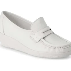 Nursemates Slip Ons | Slip Ons*Women's Pennie Loafer Step In White