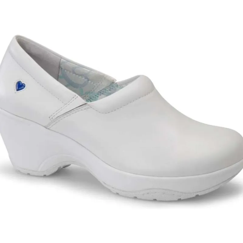 Nursemates Non-Slip Healthcare | Non-Slip Healthcare*Women's Smooth Bryar Slip On Shoes White