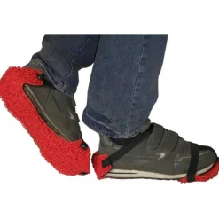 Paws Slip-Ons*Men's USA Made Strap-On Traction Soles - Best Durability Red