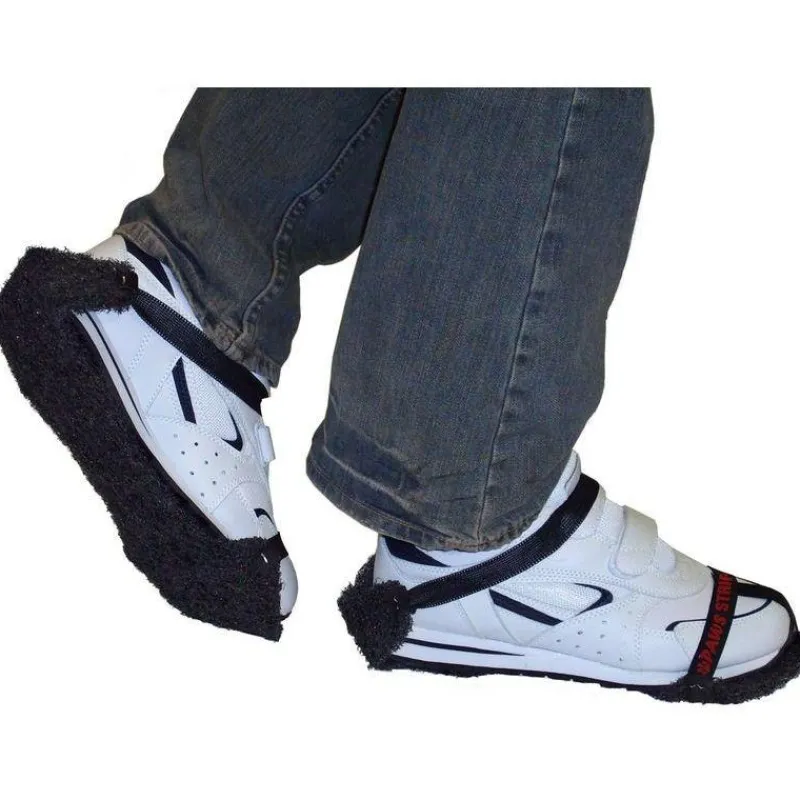 Paws Slip-Ons*Men's USA Made Strap-On Traction Soles - Best Traction Black