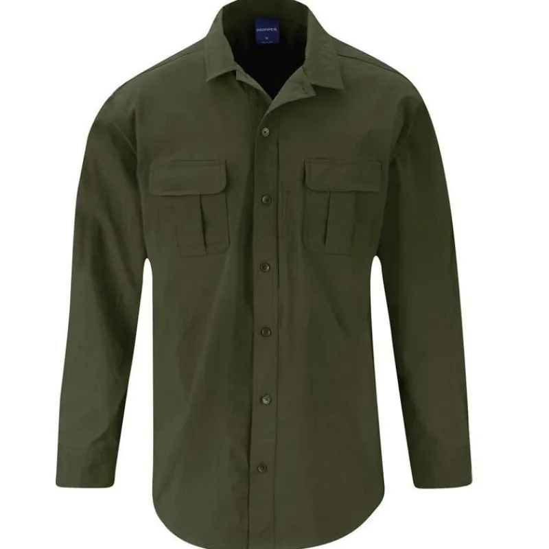 Propper Work Shirts*Men's Summerweight Long Sleeve Tactical Shirt