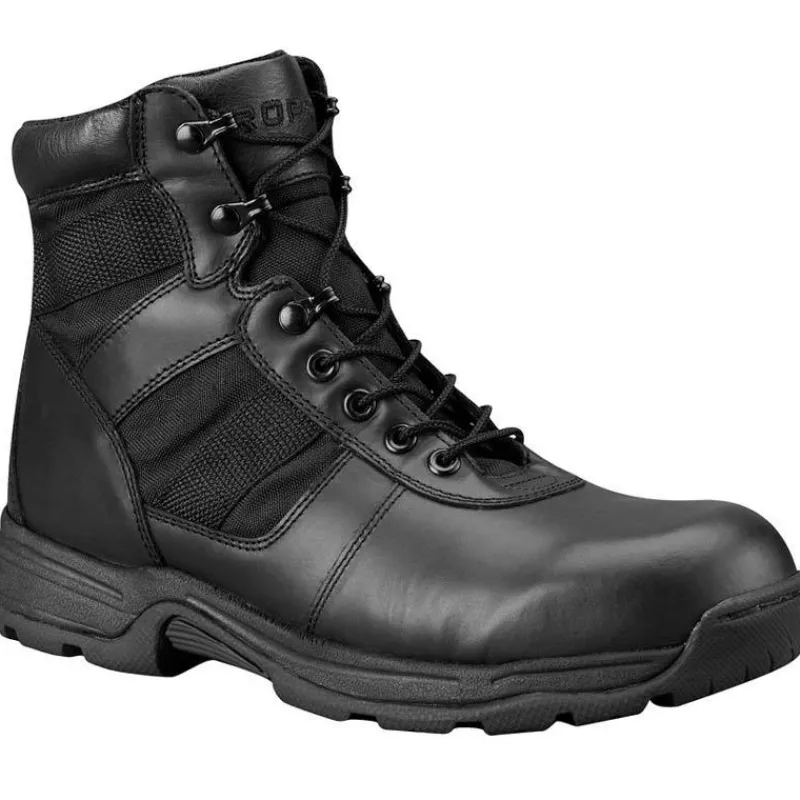 Propper Non-Slip Boots | Tactical*Series 100 Men's 6" Side Zip Tactical Boo Black
