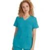 Healing Hands Scrub Tops*Purple Label by Women's Jill V-Neck Scrub Top