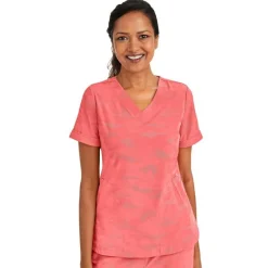 Healing Hands Scrub Tops*Purple Label by Camo Women's Joy V-Neck Scrub Top