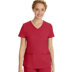 Healing Hands Scrub Tops*Purple Label by Women's Juliet V-Neck Scrub Top