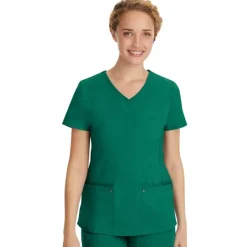 Healing Hands Scrub Tops*Purple Label by Women's Juliet V-Neck Scrub Top