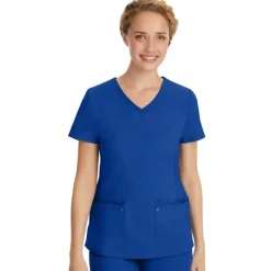 Healing Hands Scrub Tops*Purple Label by Women's Juliet V-Neck Scrub Top
