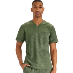 Healing Hands Scrub Tops*Purple Label by Camo Men's Jack V-Neck Scrub Top