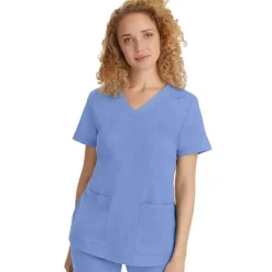 Healing Hands Scrub Tops*Purple Label by Women's Jill V-Neck Scrub Top